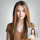 Dark Blonde Natural Hair Wig No 6