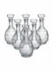 Kadax Kristall Karaffe zum Servieren Whiskey 28cm mit Verschluss Transparent 1000ml 1Stück