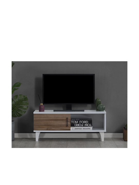 Έπιπλο Τηλεόρασης Λευκό Μ90xΠ29.6xΥ36.5cm 6.5.2
