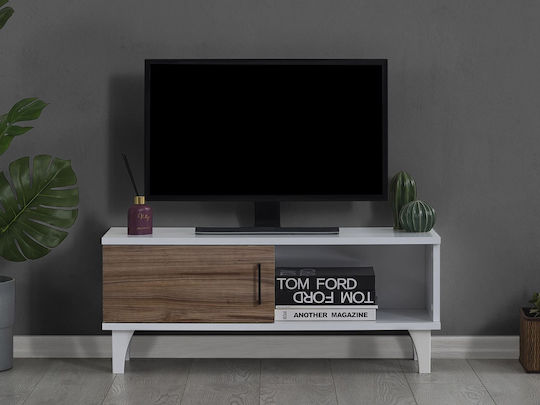 White TV Stand L90xD29.6xH36.5cm White TV Stand L90xD29.6xH36.5cm