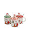 Fylliana Christmas Mug Ceramic Red L11xW8.5cm.