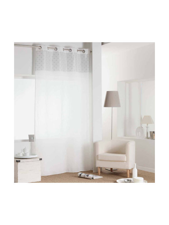 Κουρτίνα με Τρουκς L-c Minnie Γκρι 140x240εκ.