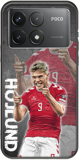 Euro 2024 Rasmus Hojlund Xiaomi Poco F6 Pro 5g Black Tpu Black Silicone