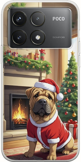 Xmas Animals Dog Xiaomi Poco F6 Pro 5g Flexible Tpu Διάφανη Σιλικόνη