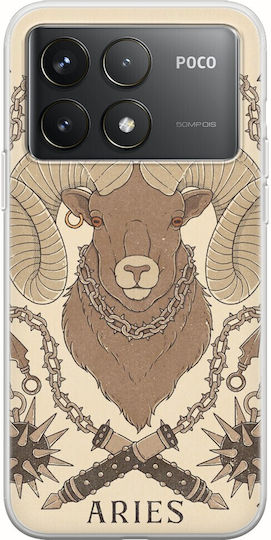 Zodiac Aries Xiaomi Poco F6 Pro 5g Flexible Tpu Διάφανη Σιλικόνη
