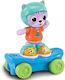 Vtech Animăluț Skateboarding Cat cu Muzică și Sunete pentru 12++ Luni