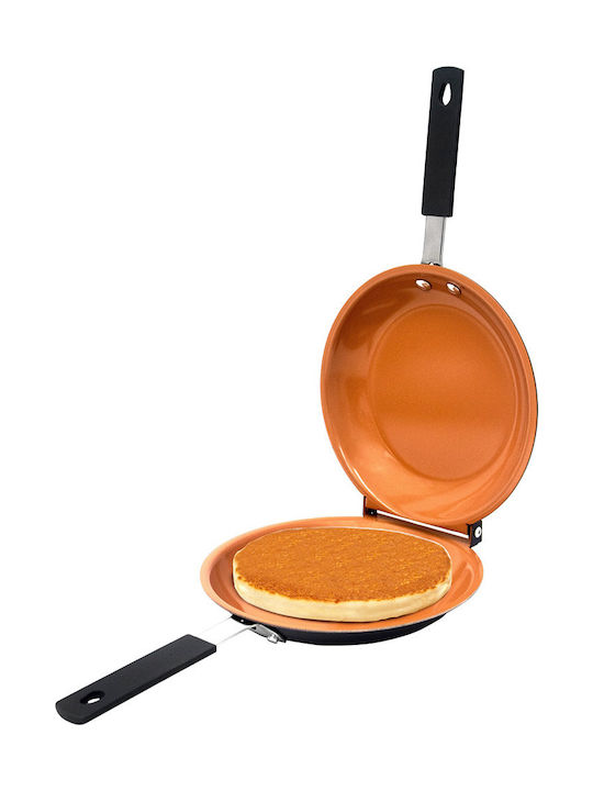 Doppelt Pfanne für Pfannkuchen aus Stahl