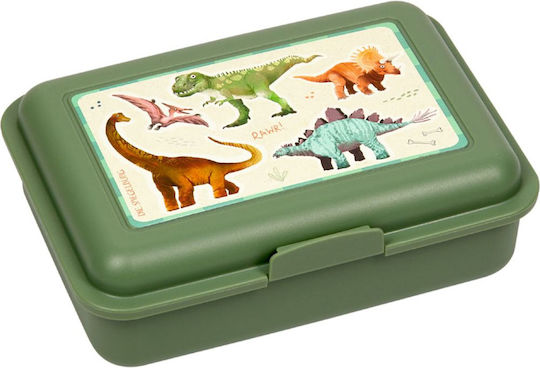 Die Spiegelburg Cutie De Prânz Pentru Copii Din Plastic Tematică Dinozauri Verde 16 x 11 x 5 cm