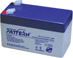 Jager ΜΠΑ-12V1.3 Μπαταρία UPS 12V 1.3Ah