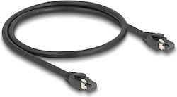 DeLock 80232 S/FTP Cat.8.1 Cablu Ethernet 0,5m Negru