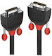 Lindy Cable DVI-D male - DVI-D male 1m Μαύρο (3...