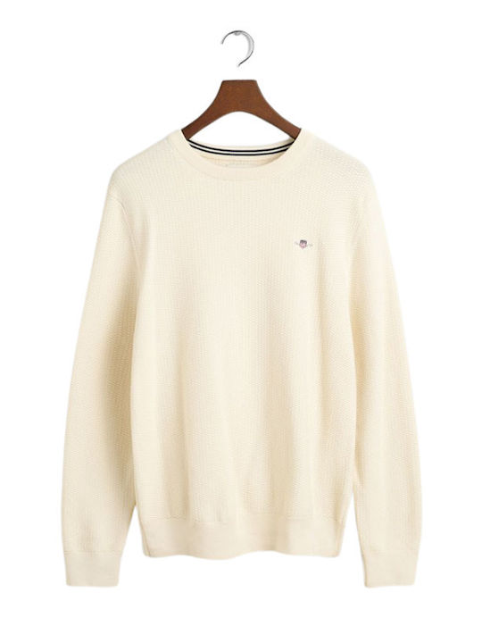 Gant Herren Pullover Weiß