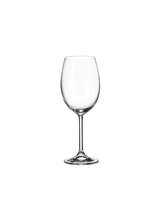 Bohemia Colibri Glass for White Wine made of Glass Goblet 450ml 1pcs