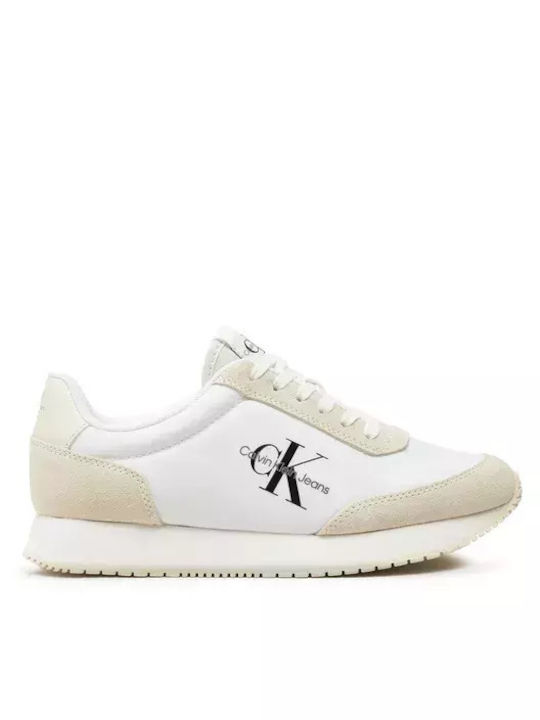 Calvin Klein Γυναικεία Sneakers Μπεζ