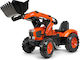 Kids Foot-to-Floor Excavator with Pedal Kubota Orange