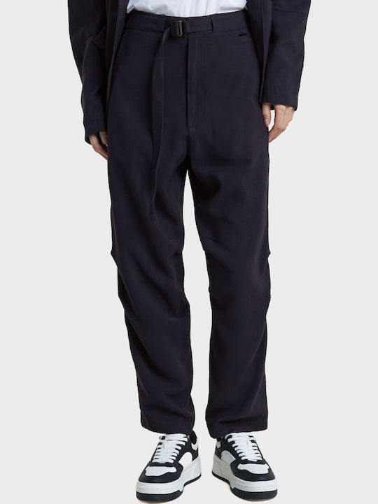 Cosy Natural Damen Stoff Hose Blau