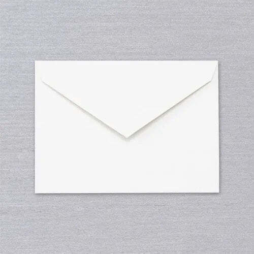 Set de plicuri Corespondență cu Autocolant 100buc 12.5x17.5cm în Alb Culoare