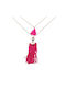 Necklace Tassel Fuchsia