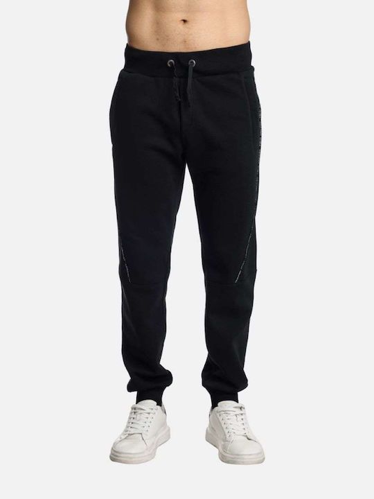 Paco & Co Men's Sweatpants with Rubber Black