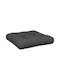 vidaXL Waterproof Bench Cushion for Palette 50x50cm Black