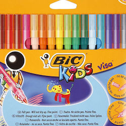 BIC Μαρκαδόροι Σετ 18 Χρώματα