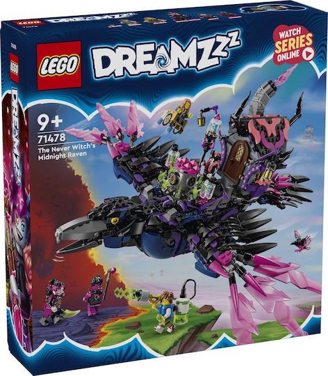 LEGO DREAMZzz Die Nie-Witchs Mitternachts Rabe Für 9+ Jahre 1203 Stück