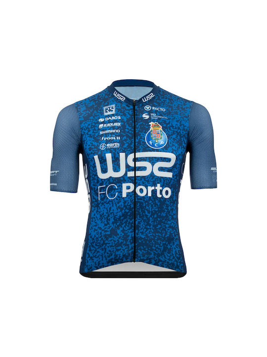 Pacto Short Sleeves Cycling Jersey Blue