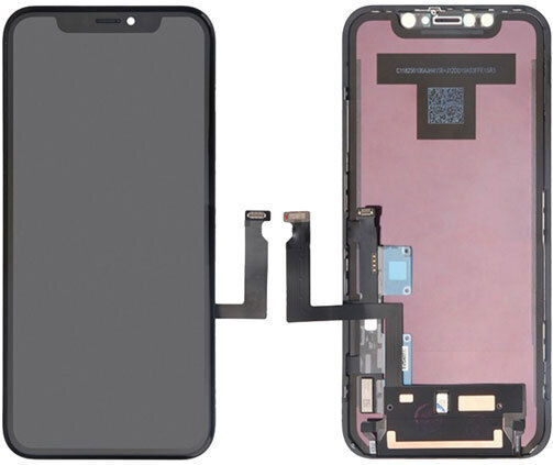 Екран със Сензорен Механизъм за iPhone XR (Черен)