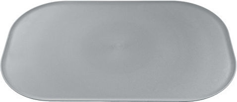 Fiboo Mat Oval Ποτίστρα / Ταΐστρα για Σκύλο & Γάτα σε Γκρι Χρώμα