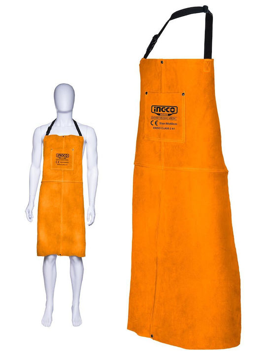 Ingco Welders / Craftsmen Apron Orange HGVA03