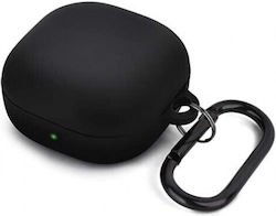 Case Protecting Samsung Galaxy Buds2 Headphones Black Color Attachment Hook