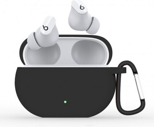 Husa din silicon Thd Brand pentru protejarea căștilor Beats Studio Buds+ de Dr Dre, culoare neagră