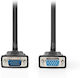 Nedis Cable VGA male - VGA female Μαύρο 5m (CCGL59100BK50)