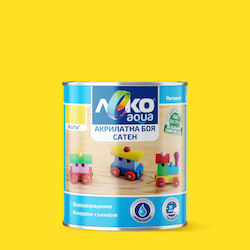Leko Culoare pentru apă Aqua 0.7lt Galben Satin