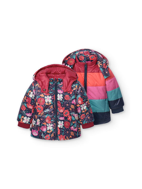 Boboli Kinderjacke Beidseitig Mehrfarbig