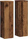 vidaXL Pflanzenständer Holz Beige 17cmx17cmx60c...
