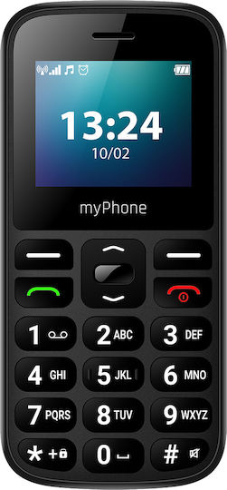 MyPhone Halo A LTE Dual SIM Κινητό με Μεγάλα Κουμπιά Μαύρο