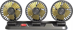 Triple Car Fan 24V