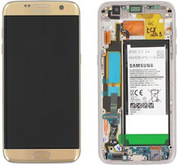 Screen with Frame for SAMSUNG Galaxy S7 Edge (Gold) Screen with Frame for SAMSUNG Galaxy S7 Edge (Gold)