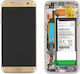 Οθόνη με Μηχανισμό Αφής και Πλαίσιο για SAMSUNG Galaxy S7 Edge (Χρυσό)