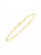 9k Gold Polished Hinged Bangle Bracelet