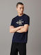 Calvin Klein Men's Short Sleeve T-shirt Navy Blue