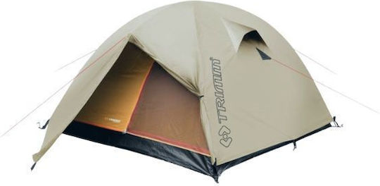 Trimm Camping Tent Igloo Mountaineering White with Double Cloth 3 Seasons for 3 People Waterproof 4000mm 380x220x125cm