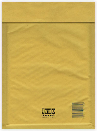 Typotrust Umschlag Typ Tasche mit Blasen 1Stück 23x34cm in Braun Farbe