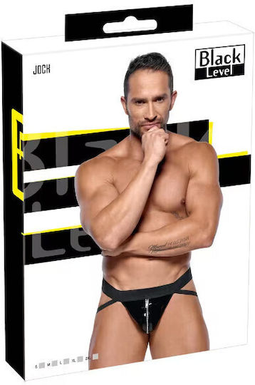 Black Level Herren Jockstrap Schwarz