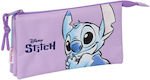 Safta Stitch Pencil Case with 3 Compartments