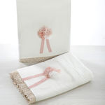 Bellissimo Christening Oilcloths Set with Flower Theme