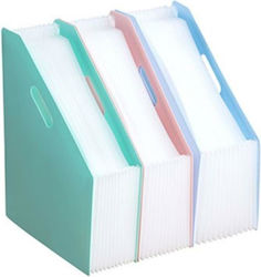 Deli Magazine File Organizer Plastic Green