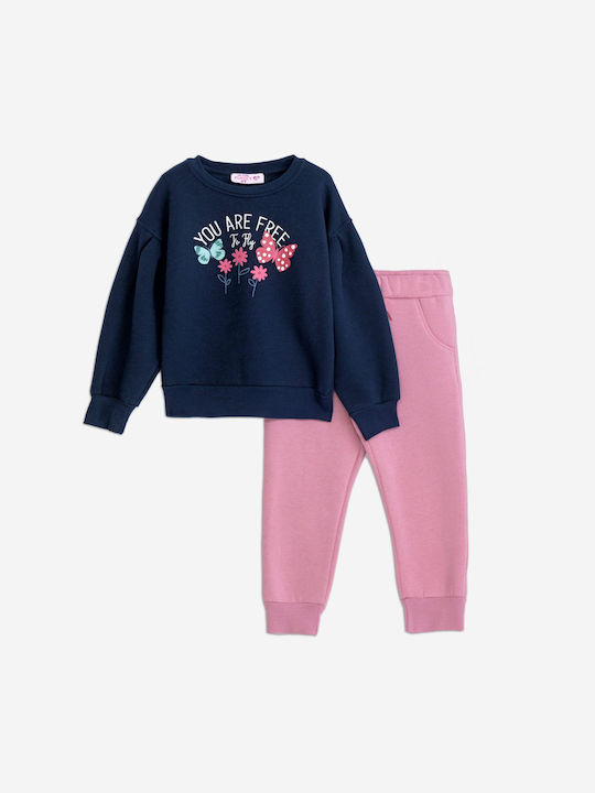 Funky Kids Sweatpants Set Blue