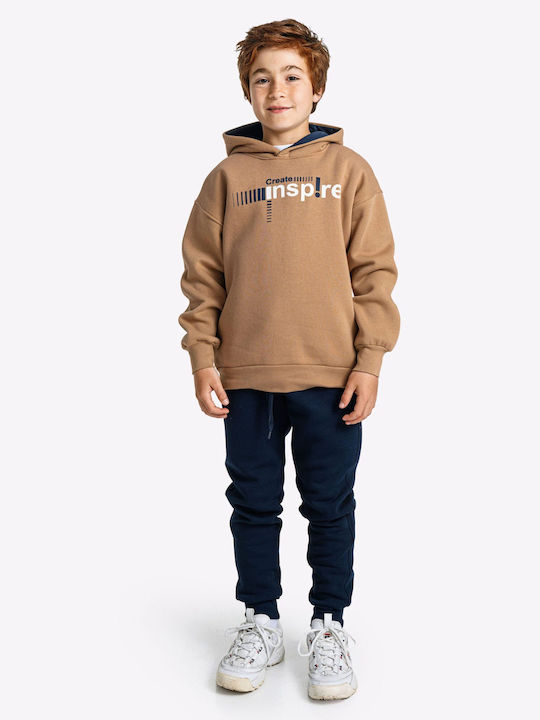 Funky Kids Sweatpants Set Brown